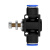 气管快速接头管道节流阀气动流量可调节调速阀截流阀配件SA-4/6/8 蓝色LSA-06