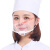 ZUIDID透明口罩餐饮专用 防飞沫一次性厨房卫生餐饮服务员透明pvc防护餐 10个装.