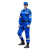 久匀长袖防静电套装工作服救援服应急户外地震水上救援服 蓝色 3XL