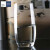 圣兰迪德国进口水晶玻璃水杯啤酒杯家用牛奶杯茶杯透明简约果汁杯 园底370毫升6只价送杯架