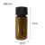 3 5 10 15 20 40 50 60ml透明螺口玻璃瓶试剂瓶样品瓶精油西林瓶 15ml棕色瓶22*73