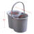 龙代（longdai）浴室厨房商用清洁拖把桶办公室大扫除拖地布甩干桶HCF 灰色款