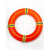 船用专业救生圈款救生游泳圈加厚实心国标塑料圈救援防汛应急 PVC救生圈＋8MM20米反光绳