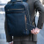 SANWA SUPPLY 日本制双肩包 防泼水笔记本电脑包 潮流背包男 商务公文包 强韧铠布材质 黑色 13.3英寸