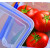 加厚长方形大号透明带盖塑料密封冷藏保鲜盒食品级收纳储物盒 9527至9529 3件套