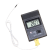ABDT快速数字温度表 高温温度计TM902C 带小数点烫发机测温仪 配探头 主机黄柄弯头表面