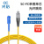 光信 电信级光纤跳线 SC-FC单模单芯2.0 低烟无卤环保光纤线 收发器尾纤 20米