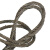 尚留鑫 插编钢丝绳双扣纯手工编织起重吊装吊索具钢丝绳 直径12mm3米长