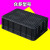 防静电周转箱零件盒ESD电子元件盒导电箱黑色塑料养龟箱子收纳筐 21#:380*245*100mm