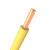 德力西电气 电线电缆铜芯线国标足米硬线BV 10平方 黄色零线 100米 DL1601083090