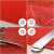 冰禹 BYlj-165 内六角镂空隔水垫 防滑垫耐磨型PVC地垫地毯 红色1.2m宽×1m长
