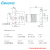 谷波 Gwave 3.5mm母射频微波双孔法兰垂直PCB免焊接 微带走信号 26.5G 3.5-KFD216