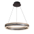 松伟水晶之恋现代轻奢客厅餐厅别墅复式LED吊灯国包安装 直径80+60cm(适用1525)