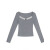 皮尔卡丹（Pierre caidin）设计感蕾丝拼接打底衫长袖t恤2024春秋新款灰色内搭小众上衣女装 杏色 XL