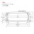 锢丰（GOF）66.2*27.5仪器铝外壳电源适配器型材壳体仪表铝合金盒定做J12 66.2x27.5x100【喷砂黑色】定制长度联系