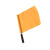 钢米  田径比赛裁判发令交通指挥巡边信号不锈钢专用旗 黄色 32*37*46cm 面 1420181