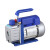 鸣固 旋片式气泵单双级小型真空泵 冷柜空调制冷贴合机用真空泵 RS-1单级泵加铜阀双表