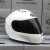 HJCHJCCSR3赛车跑车摩托车四季全盔头盔预留眼镜槽蓝牙耳机孔4星认证 白色 XL