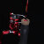 达亿瓦（DAIWA）新款MC独节路亚竿纺车轮套装儿童垂钓鱼竿渔轮组合 0.75m 黑色_水滴轮套装 富士导