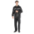 彬单 雨衣雨裤套装劳保防水可定制 黑色套装单层-无口袋 L 