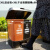 脚踏干湿垃圾桶小号可回收有害四色幼儿园室内上海垃圾分类垃圾桶 60升双桶：干垃圾+湿垃圾 脚踩