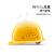 德威狮玻璃钢安全帽男国标加厚施工建筑工程头盔透气定制LOGO防护帽 N8进口材质玻璃钢黄色