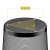 五月花垃圾桶纸篓厨房金属网格大号卫生间厕所稳固清洁篓15L定制 金属垃圾桶15L*1