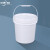 塑料外卖打包小龙虾海蜇包装桶果酱桶B 10L白色 特厚