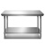 可移动不锈钢作台 拆装双层不锈钢作台饭店厨房操作台作桌 长0宽40高0双层