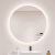 圣莉亚（SENLIA） 智能浴室镜子led圆形挂墙式卫生间带灯防雾触摸亚克力发光镜 白光+单触控（可选暖光） 60cm