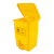 【脚踏60L】废弃口罩黄色医疗垃圾桶脚踏有盖医疗医院利器盒废物桶回收箱大号
