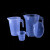 塑料量杯烧杯带刻度水杯厨房烘焙工具奶茶店用品实验用计量杯50ml 烧杯150ml