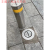 不锈钢路桩固定活动预埋式可拆卸防撞柱加厚隔离路障反光警示柱 304材质219管3mm50CM高