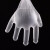 鸣固 一次性手套 加厚CPE手套洗碗手套家务用防水防护手套劳保均码 500只/5袋（现货）