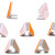 梯形轮廓标双面矩形三角警示标诱导标附着式轮廊标波形护栏反光标 护栏轮廓标(双黄)