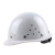 懒牛安全帽工地国标ABS 烤漆玻璃钢钢钉白色 工地建筑领导用头盔
