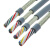 定制耐油耐折线灰色TRVVP10芯0.3柔性屏蔽拖链电缆RVVP 8芯0.5平 拖链屏蔽线 8芯x0.3平(5米)