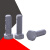 达克罗外六角螺栓高强度8.8级碳钢螺丝加长螺钉m4M6*40*18m8*35 M4*10100颗价格