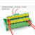 两进多出接线端子排电源 PLC分线盒电线连接器并线器接线盒快接头 4进6出 BKFX0406D