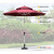 月桐（yuetong）户外遮阳伞铝合金中柱伞 太阳伞 DYT-Y1519 建发物业定制 φ2.7×2.55m 酒红色