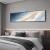 墨派石来运转卧室装饰画现代抽象主卧床头挂画横版简约高级感客厅壁画 抽象艺术R款 120x35cm(适合1.2米床)精致手绘