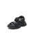 思加图（STACCATO）2022夏季新款增高运动凉鞋休闲厚底女皮凉鞋 黑色 33