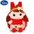 迪士尼（Disney）韩版可爱小宝宝书包儿童毛绒双肩包婴儿幼儿园1-2-3岁男女孩背包 帆布   米奇 玫红色