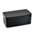 金归 电线收纳盒塑料电源插板电线盒集线盒路由器整理盒插座收纳盒 黑色 超大号40.5*15.7*13.7