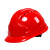 曼睩（manlu）AS-20三筋红色 ABS三筋透气款头盔建筑施工防护安全帽可印字MLA-01