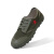 搏峰（BOFENG）劳保鞋 DZX1防滑透气帆布鞋 40码 绿色战训 防水款