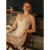 红豆居家（Hodohome）维多利亚吊带睡裙女夏季新款网红薄款感私密火辣性感睡衣 白色 160(M)