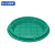 苏识 方形复合树脂下沉式井盖 CPJ600 外形尺寸600×600×130mm 绿色 1个