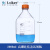 蜀牛玻璃棕色透明蓝盖丝口试剂瓶高硼硅蓝盖瓶100/250/500/1000ml 高硼硅透明2000ml