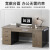 奈高办公桌单位机关办公室职员桌椅组合教师单人写字台D款1.2米橡木色